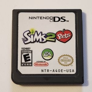 NintendoDS Sims2 Pets Video Game Cartridge Rated E